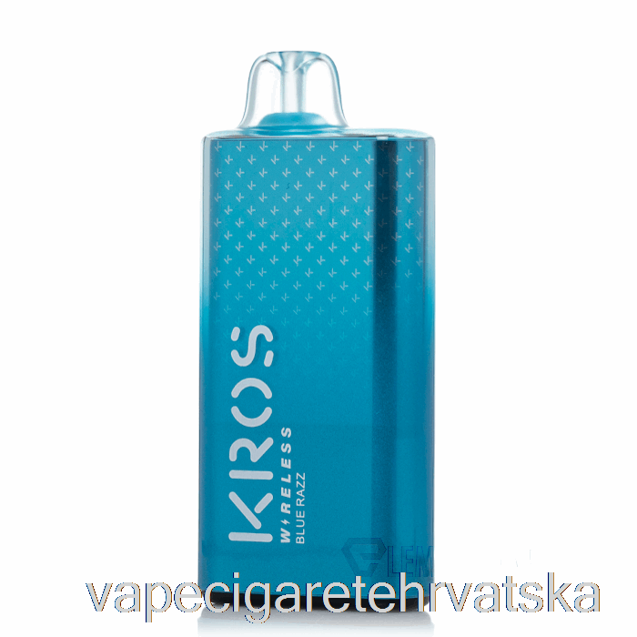 Vape Hrvatska Kros Wireless 9000 Disposable Blue Razz
